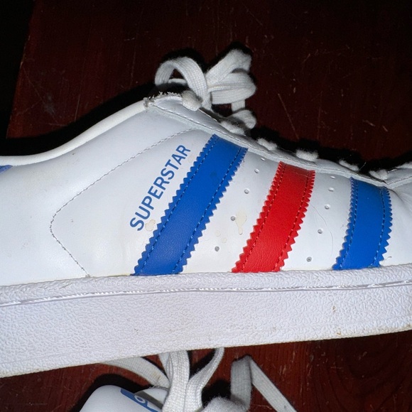 Mens Adidas Superstar Patriotic Size 8.5 Euro 42 - Picture 2 of 5